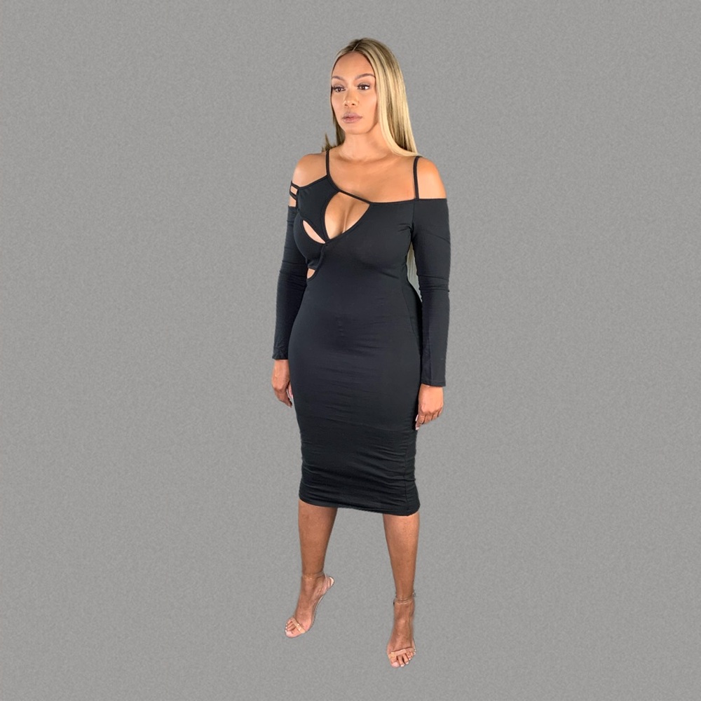 Evening maroon/wine dress